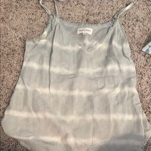 Bella Dahl Green Sleeveless Camisole Top